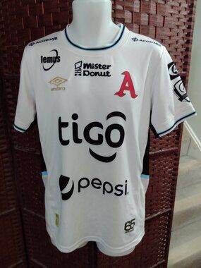 Umbro Alianza FC Soccer Jersey Medium Home 23-24 White